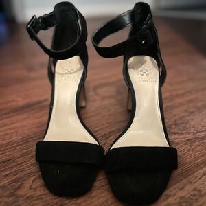 Vince Camuto Black Velvet Heels